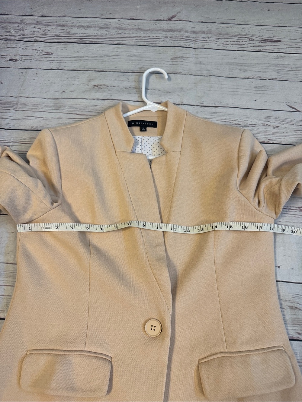 Gibson Look Notch Collar Blazer - Picture 9 of 14